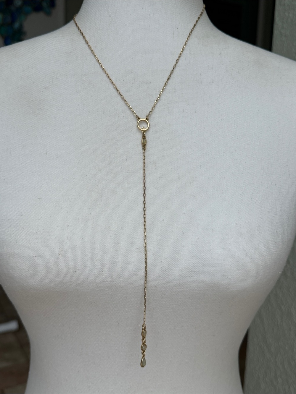 Lucky Brand adjustable length dainty necklace
